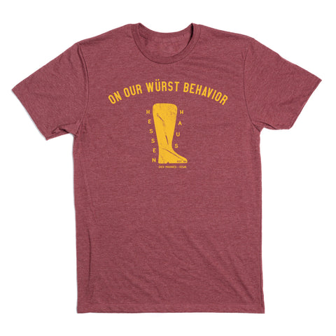 Locally Grown Clothing Co. Hessen Haus: On Our Würst Behavior Tee