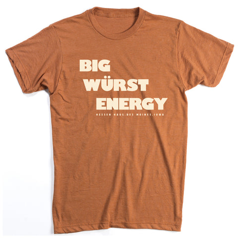 Locally Grown Clothing Co. Hessen Haus: Big Würst Energy Tee