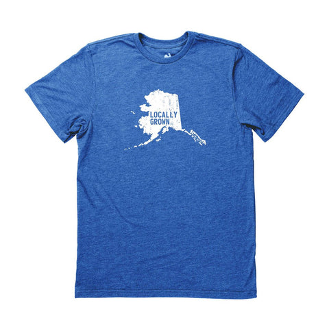 Locally Grown Clothing Co. Men's Alaska Solid State Tee