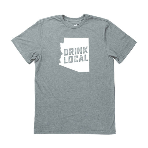 Locally Grown Clothing Co. Men's Arizona Drink Local State Tee