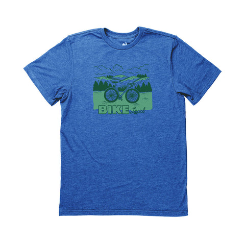 Locally Grown Clothing Co. Men's Bike Local (2-Color) Tee
