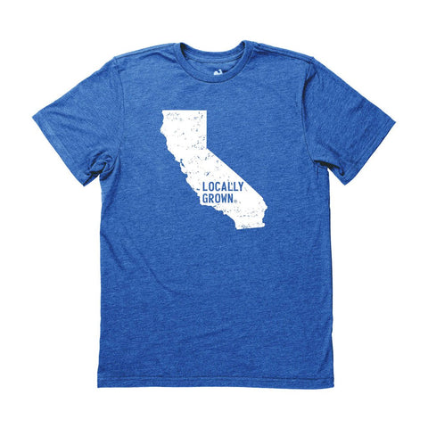 Locally Grown Clothing Co. Men's California Solid State Tee