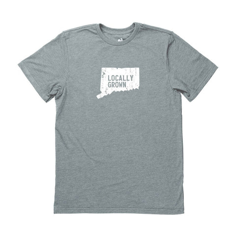 Locally Grown Clothing Co. Men's Connecticut Solid State Tee