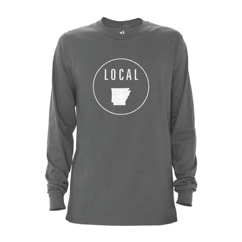 Locally Grown Clothing Co. Men's Arkansas Local Long Sleeve Crew