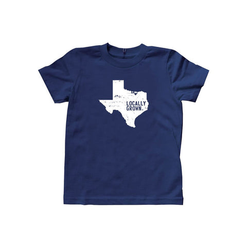 Locally Grown Clothing Co. Kids Texas Solid State Tee