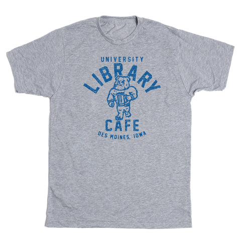 Locally Grown Clothing Co. Library Cafe Bulldog Tee