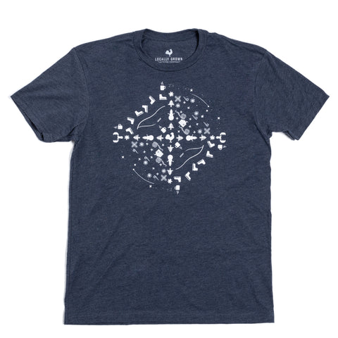 Locally Grown Clothing Co. Snowflake Tee