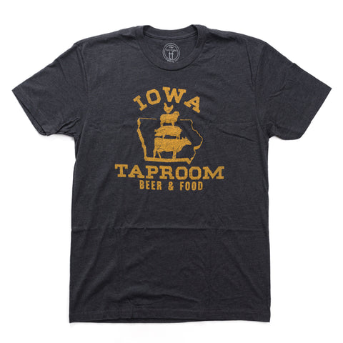Locally Grown Clothing Co. Iowa Taproom Farm Animals Tee