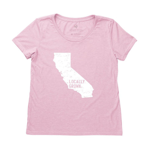Locally Grown Clothing Co. Women's California Solid State Tee