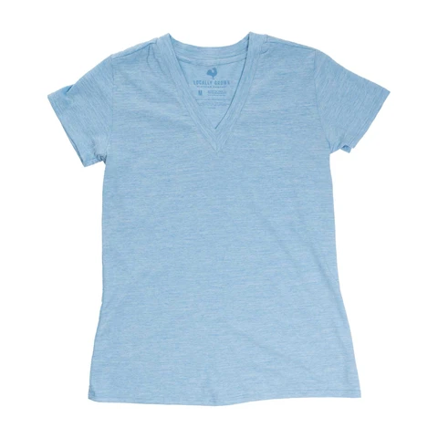 Locally Grown Clothing Co. Women's Standard V-Neck Tee